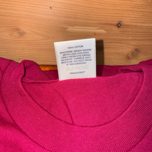 (3) NOS VTG Men’s Blank Supreme Made in USA Long Sleeve T-Shirts M Med NEW - LOT - Picture 5 of 9